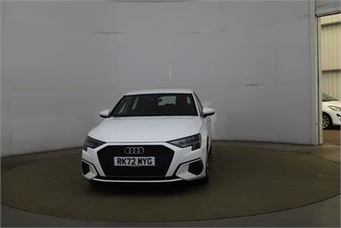 AUDI A3 30 TFSI Technik 5dr Petrol - WHITE - RK72MYG - 5 Door Hatchback