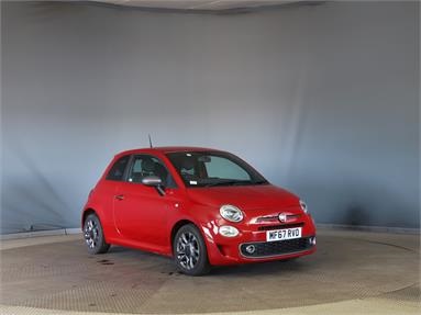 FIAT 500 1.2 S 3dr Petrol - RED - MF67RVO - 3 Door Hatchback