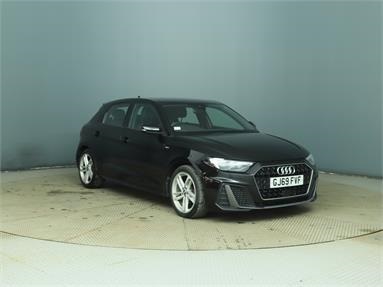 AUDI A1 30 TFSI S Line 5dr Petrol - Black - GJ69FVF - 5 Door Hatchback