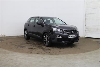 PEUGEOT 3008 1.6 BlueHDi 120 Active 5dr EAT6 Diesel - BLACK - KU67VYD - 5 Door Hatchback