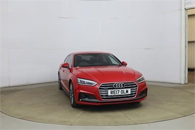 AUDI A5 2.0 TDI Quattro S Line 5dr S Tronic Diesel - RED - RE17OLM - 5 Door Hatchback