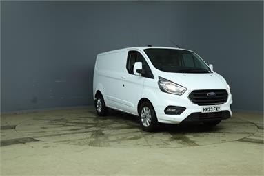 FORD TRANSIT CUSTOM 280 L1 DIESEL FWD 2.0 EcoBlue 130ps Low Roof Limited Van Diesel - WHITE - HN23FXY - 5 Door Panel Van