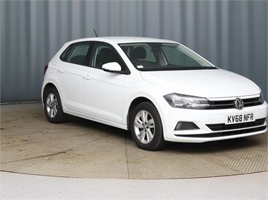 VOLKSWAGEN POLO 1.0 SE 5dr Petrol - WHITE - KV68NFR - 5 Door Hatchback