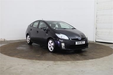 TOYOTA PRIUS 1.8 VVTi T4 5dr CVT Auto Petrol/Hybrid - BLACK - SX11DCZ - 5 Door Hatchback