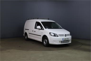 VOLKSWAGEN CADDY C20 DIESEL 1.6 TDI 102PS Startline Van Diesel - WHITE - LM15KFA - 6 Door Panel Van