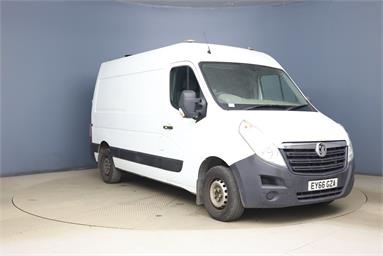 VAUXHALL MOVANO 35 L2 DIESEL FWD 2.3 CDTI H2 Van 130ps Diesel - WHITE - EY66GZA - 5 Door Panel Van