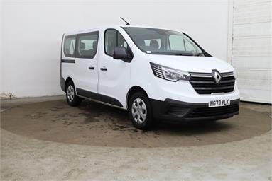 RENAULT TRAFIC SWB MINIBUS DIESEL SL28 Blue dCi 150 Business 9 Seater Diesel - WHITE - NG73YLK - Bus (Mini Less 18 seats)