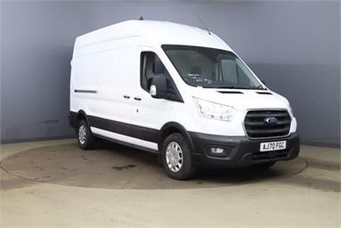 FORD TRANSIT 350 L3 DIESEL FWD 2.0 EcoBlue 130ps H3 Trend Van Auto Diesel - WHITE - AJ70FGC - 5 Door Panel Van