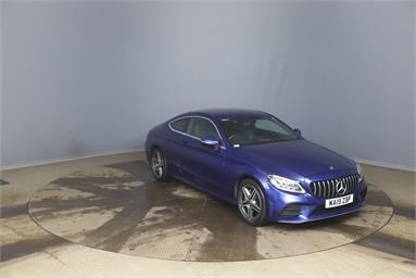 MERCEDES-BENZ C CLASS C200 AMG Line 2dr 9G-Tronic Petrol/Hybrid - BLUE - WA19ZBP - 2 Door Coupe