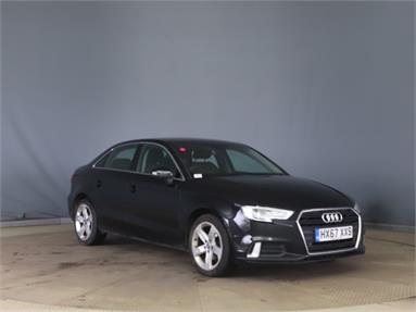 AUDI A3 1.6 TDI 116 Sport 4dr S Tronic Diesel - BLACK - HX67XXS - 4 Door Saloon