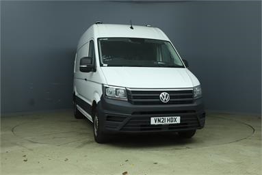 VOLKSWAGEN CRAFTER CR35 MWB DIESEL FWD 2.0 TDI 140PS Trendline High Roof Van Diesel - WHITE - VN21HDX - 5 Door Panel Van
