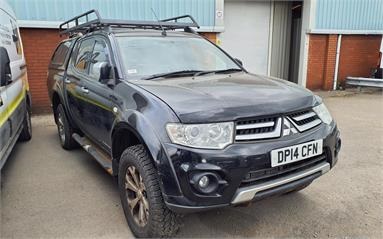 MITSUBISHI L200 LWB LB DIESEL Double Cab DI-D Barbarian 4WD Auto 176Bhp Diesel - BLACK - DP14CFN - 4 Door Pick Up Body