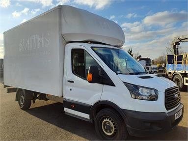 FORD TRANSIT 350 L4 DIESEL RWD 2.0 TDCi 130ps 'One Stop' Luton Van LWB 3 Seats GRP Body Day cab Steel Susp 13ft Diesel - WHITE - MF68TXE - 3 Door Luton Box Body