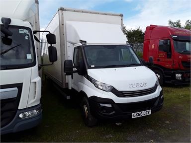 IVECO DAILY 70.180 4X2 DAY GRP BOX 3 Seats GRP Body Day cab Steel Susp 19.5ft Diesel - WHITE - GK66DZV - 2 Door Box Body