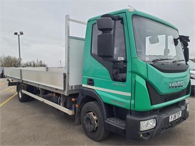 IVECO EUROCARGO 120.210L 4X2 DAY EURO 6 12-TON DROPSIDE 3 Seats Alloy Body Day cab Steel Susp 22ft Diesel - GREEN - FJ18TZF - 2 Door Dropside Body
