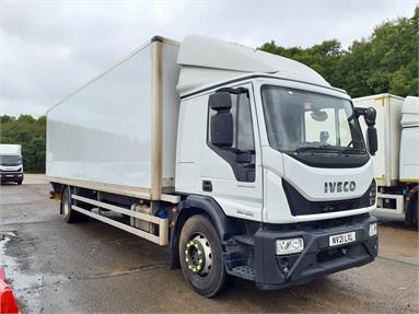IVECO EUROCARGO 180.250 4X2 SLEEEPR EURO 6 GRP BOX 2 Seats GRP Body Sleep Cab Steel Susp 29ft Diesel - WHITE - NV21LXL - 2 Door Box Body