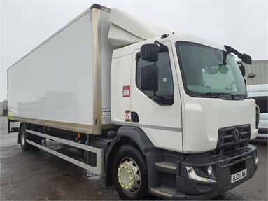 RENAULT D250 4X2 SLEEPER EURO 6 GRP BOX 2 Seats GRP Body Sleep Cab Steel Susp 29ft Diesel - WHITE - BJ21LWA - 2 Door Box Body