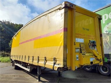 DON-BUR 9.2M URBAN CURTSINSIDER SINGLE/AIR Steel Body Air Susp Diesel - YELLOW - C304526 - Trailer