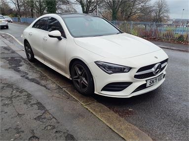 MERCEDES-BENZ CLA 180 AMG LINE PREMIUM + A CLA 180 AMG LINE PREMIUM PLUS Petrol - White - SN71VDZ - 4 Door Coupe