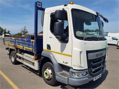 DAF LF180 4X2 DAY EURO 6 TIPPER 3 Seats Steel Body Day cab Steel Susp 13ft Diesel - WHITE AND BLUE - MF21YXW - 2 Door Tipper Body