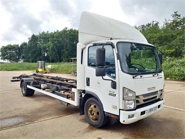ISUZU N75.190 4X2 DAY EURO 6 DEMOUNT CHASSIS CAB XLWB 3 Seats Day cab Steel Susp Diesel - WHITE - LN68SZP - 2 Door Chassis Cab