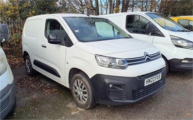 CITROEN BERLINGO M DIESEL 1.5 BlueHDi 1000Kg Enterprise Pro 100ps [6 Speed] Diesel - Polar White - HN22FVX - 5 Door Panel Van