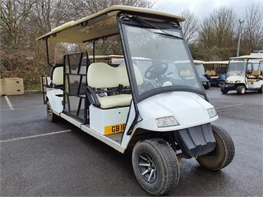 SUZHOU EAGLE 4-SEAT SHUTTLE PLUS WHEELCHAIR ACCESS BUGGY Electric - WHITE - GB1821 - Plant Item