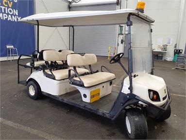 CUSHMAN 6 SEAT CARGO SHUTTLE BUGGY Electric - WHITE - GB1179 - Plant Item