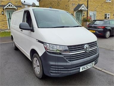 VOLKSWAGEN TRANSPORTER T28 SWB DIESEL 2.0 TDI 110 Startline Van Diesel - WHITE - VK22VZB - Panel Van