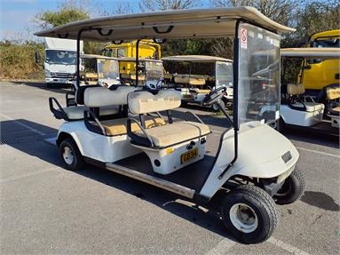 EZGO 6 SEAT SHUTTLE BUGGY Petrol - WHITE - GB314 - Plant Item