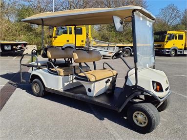 CUSHMAN 6 SEAT CARGO SHUTTLE BUGGY Petrol - WHITE - GB971 - Plant Item