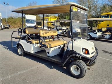 CUSHMAN 6 SEAT CARGO SHUTTLE BUGGY Petrol - WHITE - GB975 - Plant Item