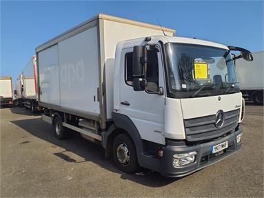 MERCEDES-BENZ ATEGO 816 4X2 DAY EURO 6 SLIDE-SIDE GRP BOX 2 Seats GRP Body Day cab Steel Susp 16ft Diesel - WHITE - YK17MKF - 2 Door Box Body