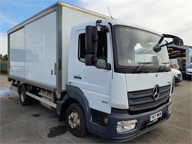 MERCEDES-BENZ ATEGO 816 4X2 DAY EURO 6 SLIDE-SIDE GRP BOX 2 Seats GRP Body Day cab Steel Susp 16ft Diesel - WHITE - YK17MKM - 2 Door Box Body