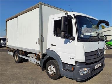 MERCEDES-BENZ ATEGO 816 4X2 DAY EURO 6 SLIDE-SIDE GRP BOX 2 Seats GRP Body Day cab Steel Susp 16ft Diesel - WHITE - YJ66WTP - 3 Door Box Body