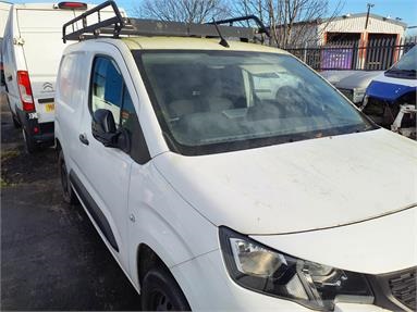 PEUGEOT PARTNER STANDARD DIESEL 1000 1.5 BlueHDi 100 Professional Prem Van [6 Spd] Diesel - WHITE - AF72DFA - 5 Door Panel Van
