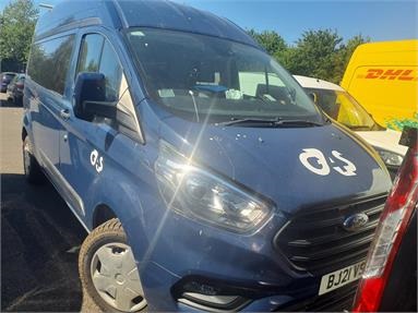 FORD TRANSIT CUSTOM 320 L2 DIESEL FWD 2.0 EcoBlue 130ps High Roof Trend Van Diesel - BLUE - BJ21VSL - Bus (Mini Less 18 seats)