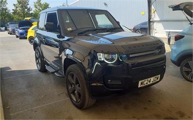 LAND ROVER DEFENDER 90 DIESEL 3.0 D300 Hard Top X-Dynamic HSE Auto Diesel - BLACK - MC24JZM - 3 Door Panel Van