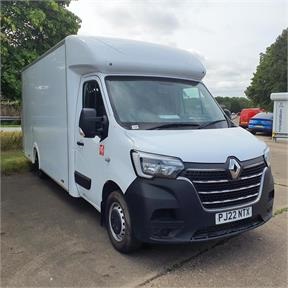 RENAULT MASTER LWB DIESEL FWD LL35 ENERGYdCi 145 Business Luton Box Van [20m3] Diesel - WHITE - PJ22NTX - 2 Door Luton Box Body