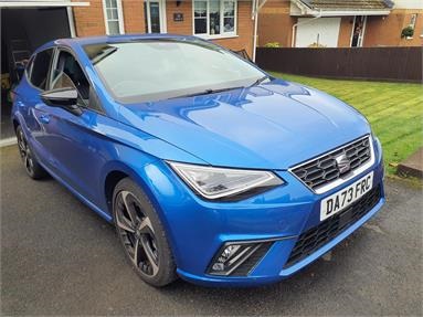 SEAT IBIZA 1.0 TSI 110 FR Sport 5dr Petrol - BLUE - DA73FRC - 5 Door Hatchback