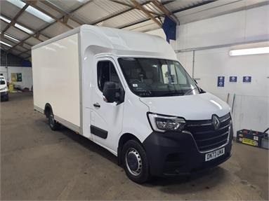 RENAULT MASTER LWB DIESEL FWD LL35 ENERGY dCi 145 Business Low Roof Platform Cab Diesel - WHITE - DN73UMA - 3 Door Luton Box Body
