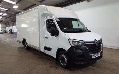 RENAULT MASTER LWB DIESEL FWD LL35 ENERGY Blue dCi 145 Start Low Rf Platform Cab 16ft Diesel - WHITE - DX24MYA - 3 Door Box Body