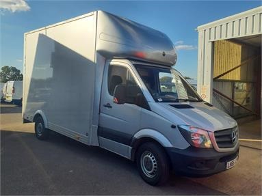 MERCEDES-BENZ SPRINTER 313CDI LONG DIESEL 3.5t Luton Diesel - SILVER - LN65JZP - 2 Door Luton Box Body
