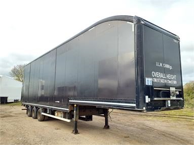 DON-BUR 13.6M STEP DOUBLE DECK BOX TRAILER TRI/AIR GRP Body Air Susp Diesel - BLACK - C318339 - 2 Door Trailer