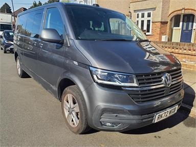 VOLKSWAGEN TRANSPORTER T32 LWB DIESEL 2.0 TDI 150 Highline Kombi Van DSG Diesel - GREY - RK72WNB - Window Van