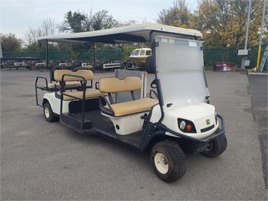 CUSHMAN SHUTTLE 6 SEAT PLUS WHEELCHAIR BUGGY Petrol - WHITE - GB1182 - Plant Item