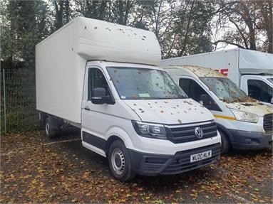 VOLKSWAGEN CRAFTER CR35 LWB DIESEL FWD 2.0 TDI 140PS Startline ETG Luton Diesel - WHITE - WU20NLM - 2 Door Box Body