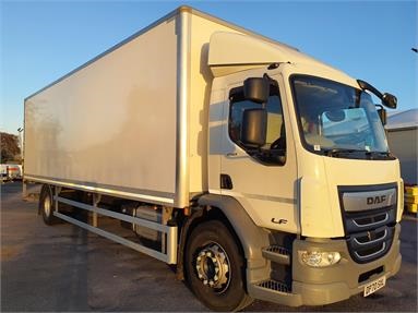 DAF LF260 4X2 DAY EURO 6 GRP BOX 2 Seats GRP Body Day cab Air Susp 28ft Diesel - WHITE - DP70SXL - 2 Door Box Body