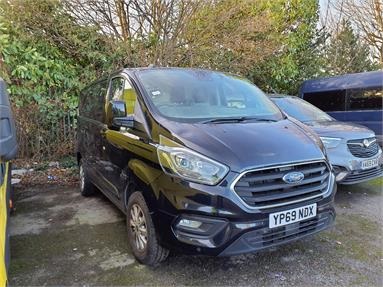 FORD TRANSIT CUSTOM 280 L1 DIESEL FWD 2.0 EcoBlue 130ps Low Roof Limited Van Diesel - BLACK - YP69NDX - 5 Door Panel Van