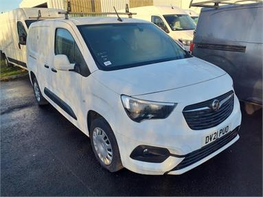 VAUXHALL COMBO CARGO L2 DIESEL 2300 1.5 Turbo D 100ps H1 Sportive Van Diesel - WHITE - DV21PUO - 6 Door Panel Van